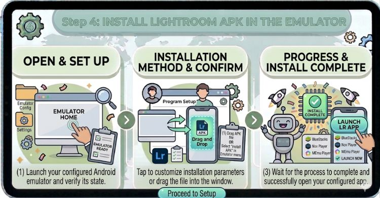 install-lightroom-mod-apk-in-the-emulator